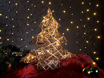 Deko-Weihnachtsbäume mit LED-Beleuchtung