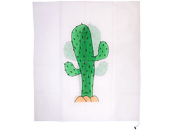 infactory 4er-Set Winterschutz-Haube "Kaktus" für Pflanzen, 110 x 120 cm
