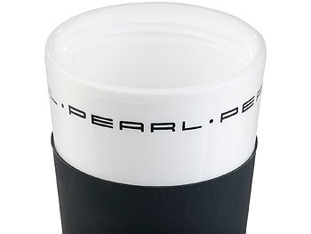 PEARL 10er-Set Coffee-to-go-Becher, Deckel, 475 ml, doppelwandig, BPA-frei