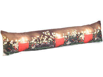 Geschenk Mitbringsel Xmas Leuchtende Füllung Wintermotiv Weihnachtsmotiv Kissenhülle