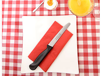 Rostfreies Frühstücks-Messer mit ergonomischem Griff Buckelsklingen