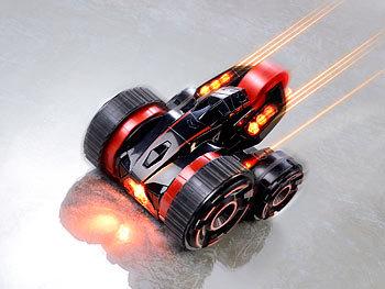 Simulus Ferngesteuertes Stunt-Auto RCC-25 mit LED-Beleuchtung, bis zu 25 km/h