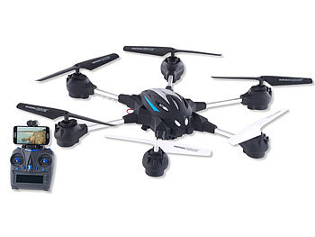Simulus Hexacopter GH-50.cam mit VGA-Kamera & Live-View per WLAN, 2,4 GHz, App