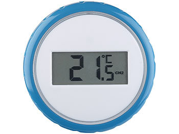 Digitales Teich Poolthermometer Wasser mit LCD Funk Empfänger 100m Thermometer