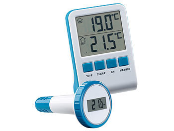 Shengruili Schwimmende Pool Thermometer,Teich Wasserthermometer,Floating Poolthermometer,Schwimmbadthermometer,Schwimmende Wasserthermometer,Schwimmende Pool Thermometer,Wasser Temperatur Thermometer 