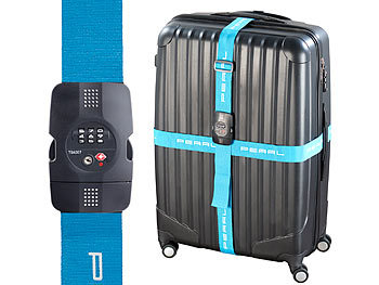 Einstellbar Koffergürtel Travel Koffer Kofferband Koffergurt Gepäck Band 200CM 