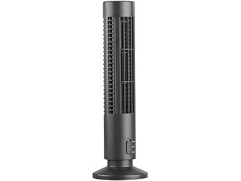 Sichler Schlanker Turm-Ventilator, USB-Strom, 2 Geschwindigkeits-Stufen, 33 cm