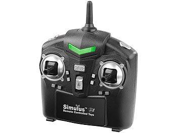 Simulus Faltbarer WiFi-FPV-Quadrocopter mit HD-Cam, 2,4-GHz-Fernsteuerung, App