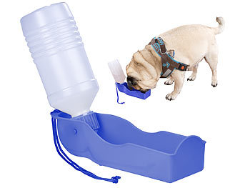 Tragbarer Wasserspender fÃ¼r Hunde, inkl. Trageschlaufe, 250 ml / Hundetrinkflasche