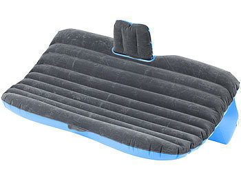 Lescars Auto Luftmatratze: Aufblasbares Bett für den Auto-Rücksitz, mit  Kissen und Fußraum-Stütze (Auto Schlafmatratze)