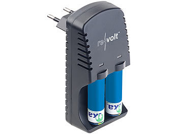 revolt 23 AAA Akku Laden: NiMH & NiCd Akku Ladegerät für revolt Alkaline Batterie Laden: 2in1 Ladegerät für NiMH
