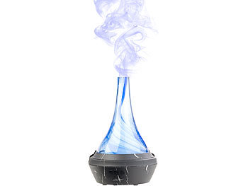 Nebler: Carlo Milano Aroma-Diffusor aus mundgeblasenem Glas, mit Farb-LED, 120 ml