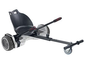 Balance Scooter: Speeron 2in1-Elektro-Scooter und Kart XL-910.duo, 7"-Räder, 600 W, bis 100 kg