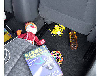 PEARL Autositz Organizer: 2er-Set Kfz-Rückenlehnen-Organizer für Spielzeug  & Co., alle Fahrzeuge (Autositz Tasche Rückenlehne)