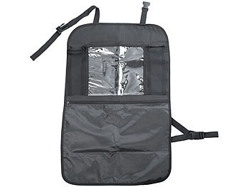 2 Tappetini Protettivi Per Sedile Posteriore Auto - Impermeabili Con Tasche In Rete - Organizer Per Bambini E Animali - Universale 67x45 Cm