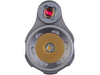 KryoLights 2in1-Profi-Pen-Light, LED-Taschenlampe & Laser-Pointer, 110 lm, 3 W