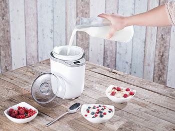 4er-Set Joghurt-Bereiter Ersatz-Gläser für PEARL Joghurt Maker 