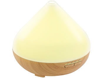 Carlo Milano Aroma-Diffusor mit 7-Farben-LED-Farbwechsler und Timer, 300 ml