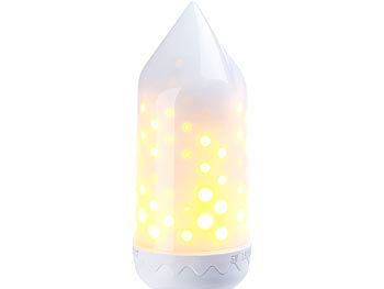 E14 2W LED Flammen Glühbirne Lampe Flammen Effekt  Für Home Dekoration 