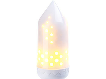 LED-Leuchtmittel mit Flammen-Lichteffekt Flammlampe Flammeffekt