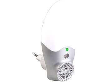 Exbuster Steckdosen-Mücken-Schreck & LED-Nachtlicht, Licht-Sensor, bis 30 m²