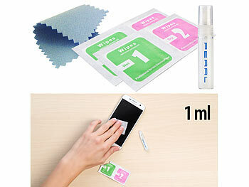 PEARL 2er-Set Flüssige Displayschutz-Beschichtung für Smartphones, 1 ml