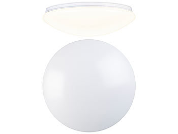 Deckenlampe LED: Luminea LED-Wand- & Deckenleuchte mit 1440 Lumen, Ø 38 cm, 24 Watt, warmweiß