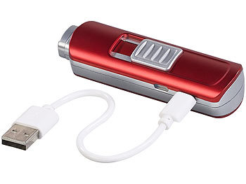 PEARL Elektronischer Mini-Lichtbogen-Stabanzünder, 60 Zündungen, rot