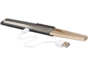 Carlo Milano Elektronischer Design-Lichtbogen-Stabanzünder, 60 Zündungen, USB