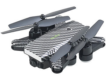 Simulus Faltbarer GPS-Quadrocopter mit HD-Kamera (Versandrückläufer)