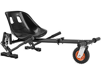 Speeron 2in1-Elektro-Scooter & Kart mit Federung, 600 W, bis 120 kg