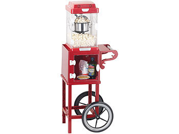 roter Wagen von Popcornmaschine Popcornautomat Maschine Popcornmaschinenwagen 