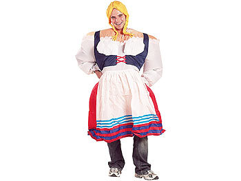 Playtastic Selbstaufblasendes Dirndl-Kostüm "German Lady"