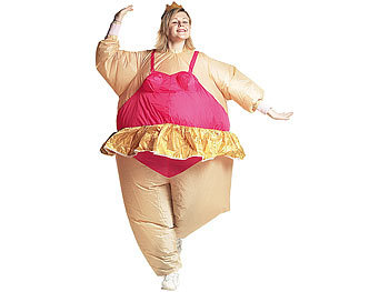 Fasching Kostüm: Playtastic Selbstaufblasendes Kostüm "Ballerina"