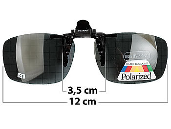 Balzer Polarisationsbrille Clip On Klipp Aufsteck Sonnenbrille Brille Polbrille 