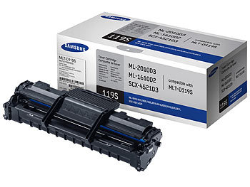 Laser Printer-Cassette: Samsung Original Toner MLT-D119S, black