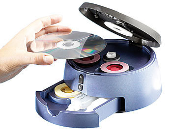 CD Reiniger: Q-Sonic CD/DVD/Blu-ray-Reparatur- und Reinigungsset PRO III