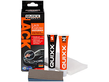 Quixx System Lack Reparatur: Lack Kratzer-Entferner für alle Lacke -  2-Komponenten-System (Lackkratzerentferner)