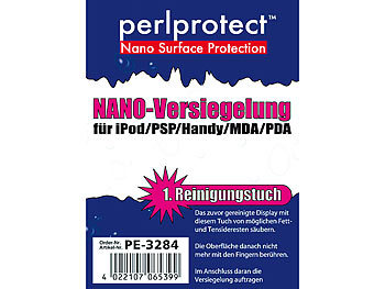 perlprotect 2er-Set NANO Versiegelungen für alle Kunststoffoberflächen