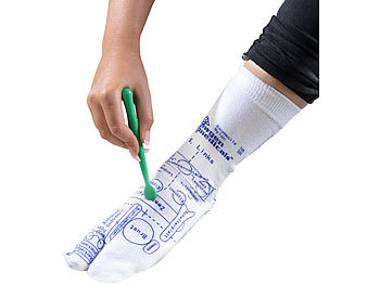 Druckpunktsocken: newgen medicals Druckpunkt-Socken für Fuß-Reflexzonen-Massage, Gr. 38 - 40
