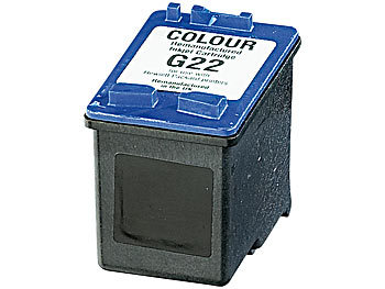 Officejet 5610, HP: iColor recycled Recycled Cartridge für HP (ersetzt C9352AE No.22), color HC 18ml
