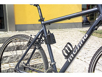 VisorTech Fahrrad-Diebstahl-Alarm mit Stahlschloss