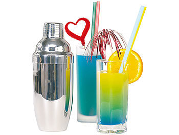 PEARL Cocktail-Shaker 0,7l (verchromter Edelstahl)