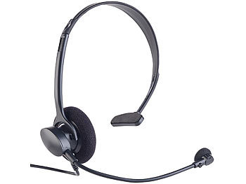Westernstecker Verstärker Headset für Senioren und Callcenter