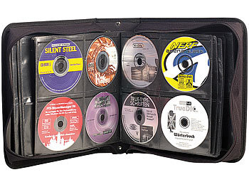 DVD Mappe: Xcase CD/DVD/BD-Tasche für 240 CD/DVD/BDs