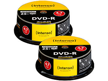 DVD R Rohlinge: Intenso DVD-R 4.7GB 16x printable, 50er-Spindel