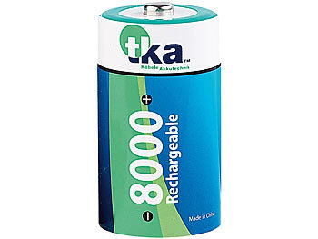 tka NiMH-Akku Monozelle Typ D 8000mAh 