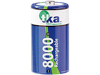 tka NiMH-Akku Monozelle Typ D 8000mAh 