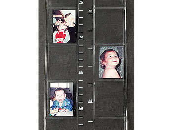Your Design Kinder-Messleiste, Einstecktaschen für 41 Fotos, Skala von 50 - 145 cm