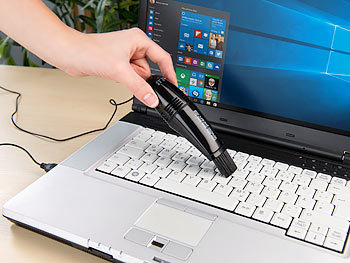 PEARL USB-Staubsauger & Tastatur-Reiniger